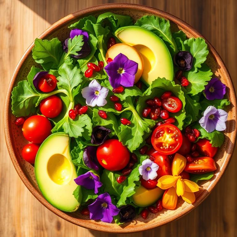 Fresh colourful salad